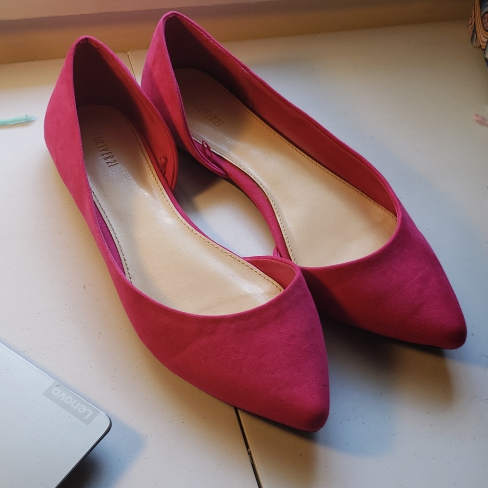 Hot Pink Flats